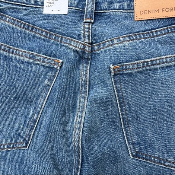 NWT - Aritzia Denim Forum Farrah Jean - 5 Years Kiss N Tell Bleu - Short - Picture 6 of 6